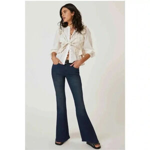 PILCRO by Anthropologie Jeans The Demilune Boot Jean, Size 32